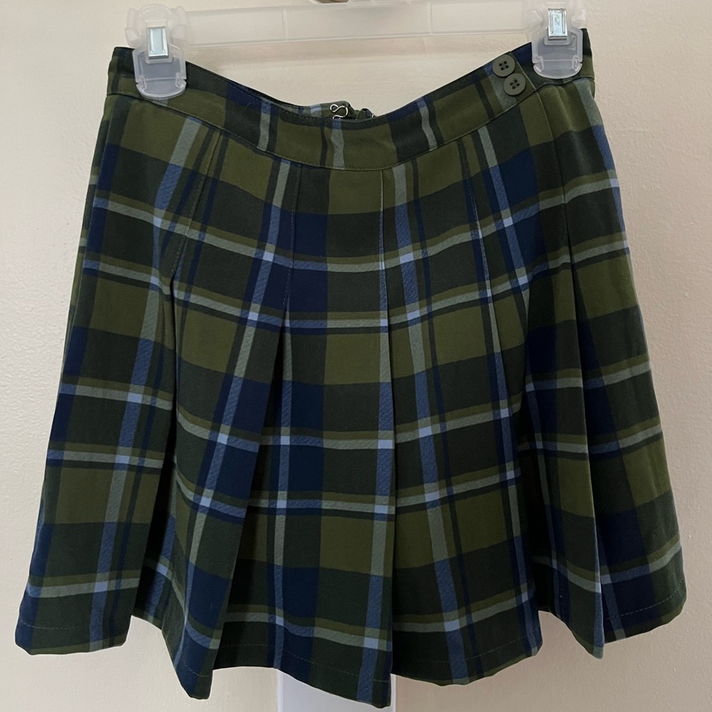We wore what plaid mini skort